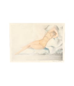 Louis Icart, Rieuse, etching and aquatint