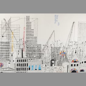 Ben Shahn, All That is Beautiful, screenprint