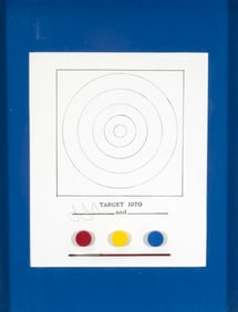 Jasper Johns, Target, lithograph with book