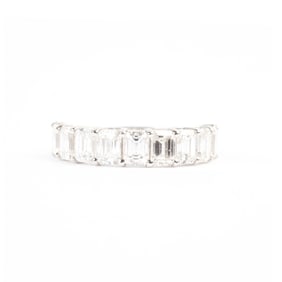 Diamond, 18k White Gold Ring.