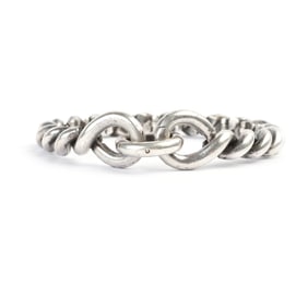 Hermes Sterling Silver Bracelet.