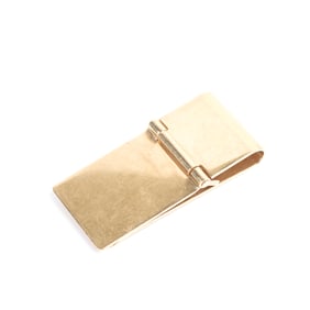 14k Yellow Gold Money Clip.