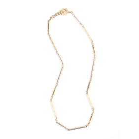 14k Yellow Gold Watch Chain.