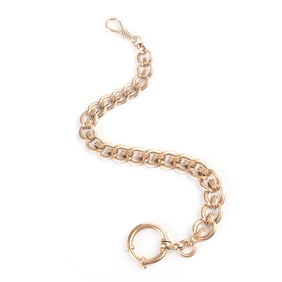 14k Yellow Gold Watch Chain.