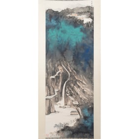 Attrib. to Zhang Daqian: 'Landscape', Hanging Scroll