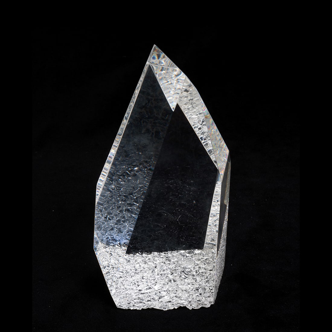 George Thompson for Steuben Crystal Pyramidon Sculpture (1 of 3)