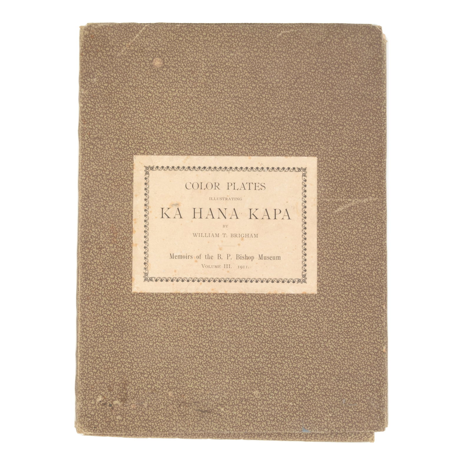 Color Plates Illustrating Ka Hana Kapa, W. Brigham (1 of 4)