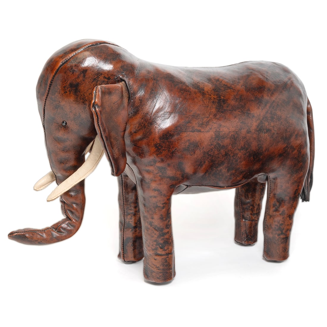 Omersa for Abercrombie Fitch Leather Elephant Footrest (1 of 3)