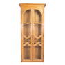 French Provincial Style Tall Oak Cabinet