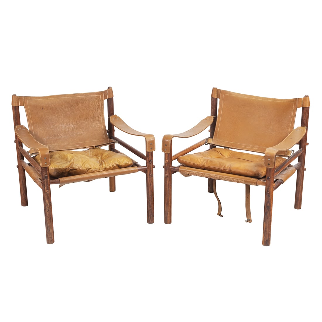 Pair of Arne Norell for Scanform Safari Chairs (1 of 3)