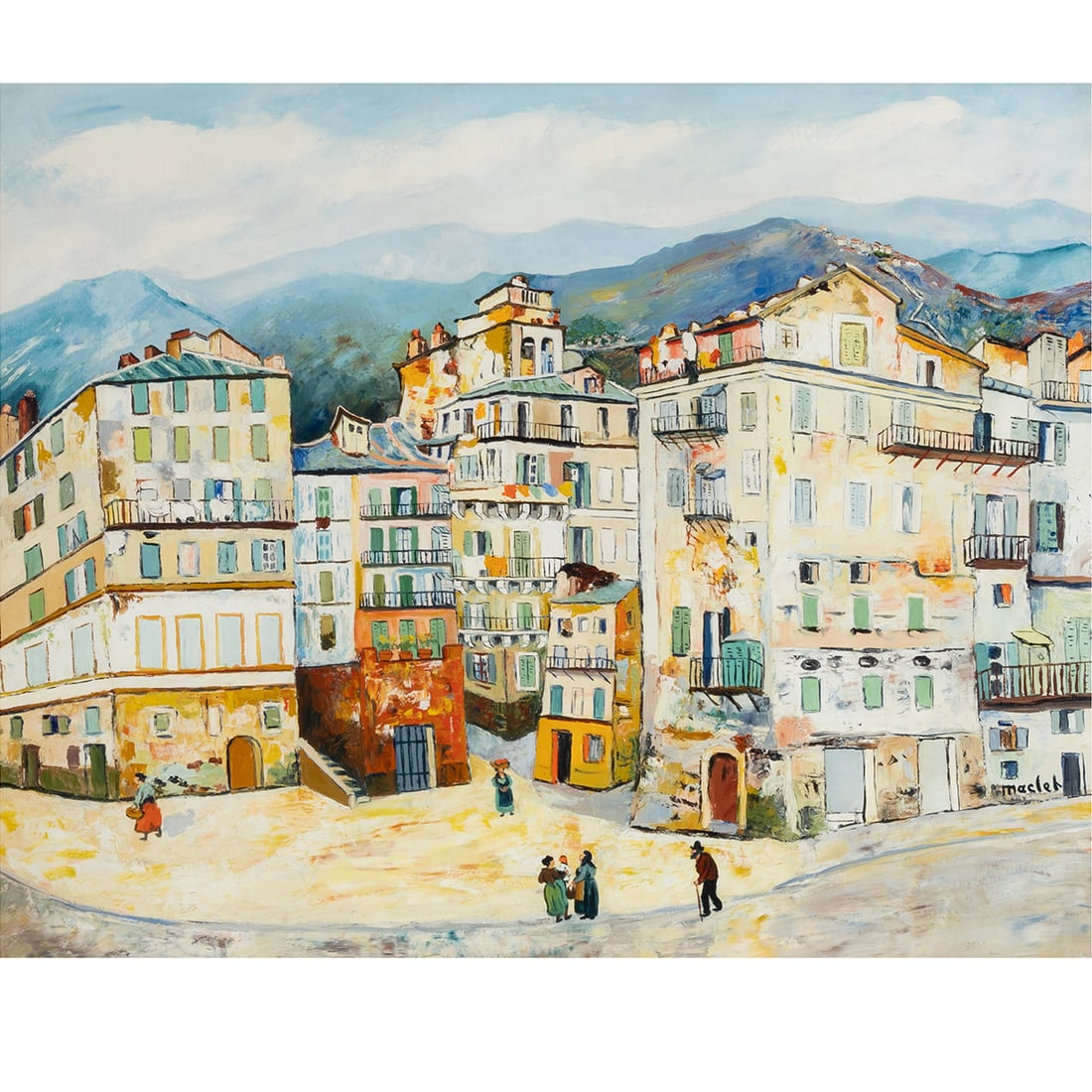 Elisee Maclet, Corsica, oil (1 of 5)