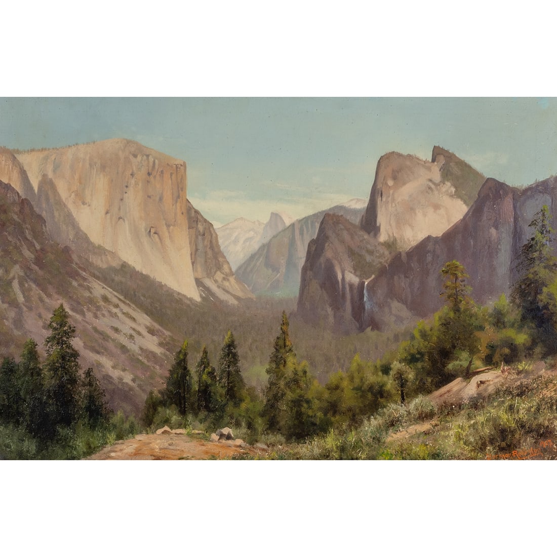 Charles Dormon Robinson, Yosemite National Park, oil (1 of 5)