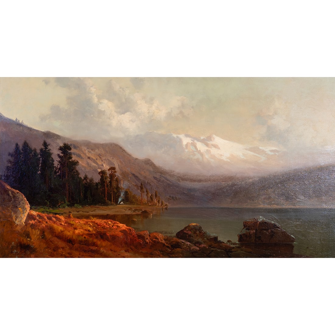 Julian Walbridge Rix, Mountainscape, oil (1 of 5)