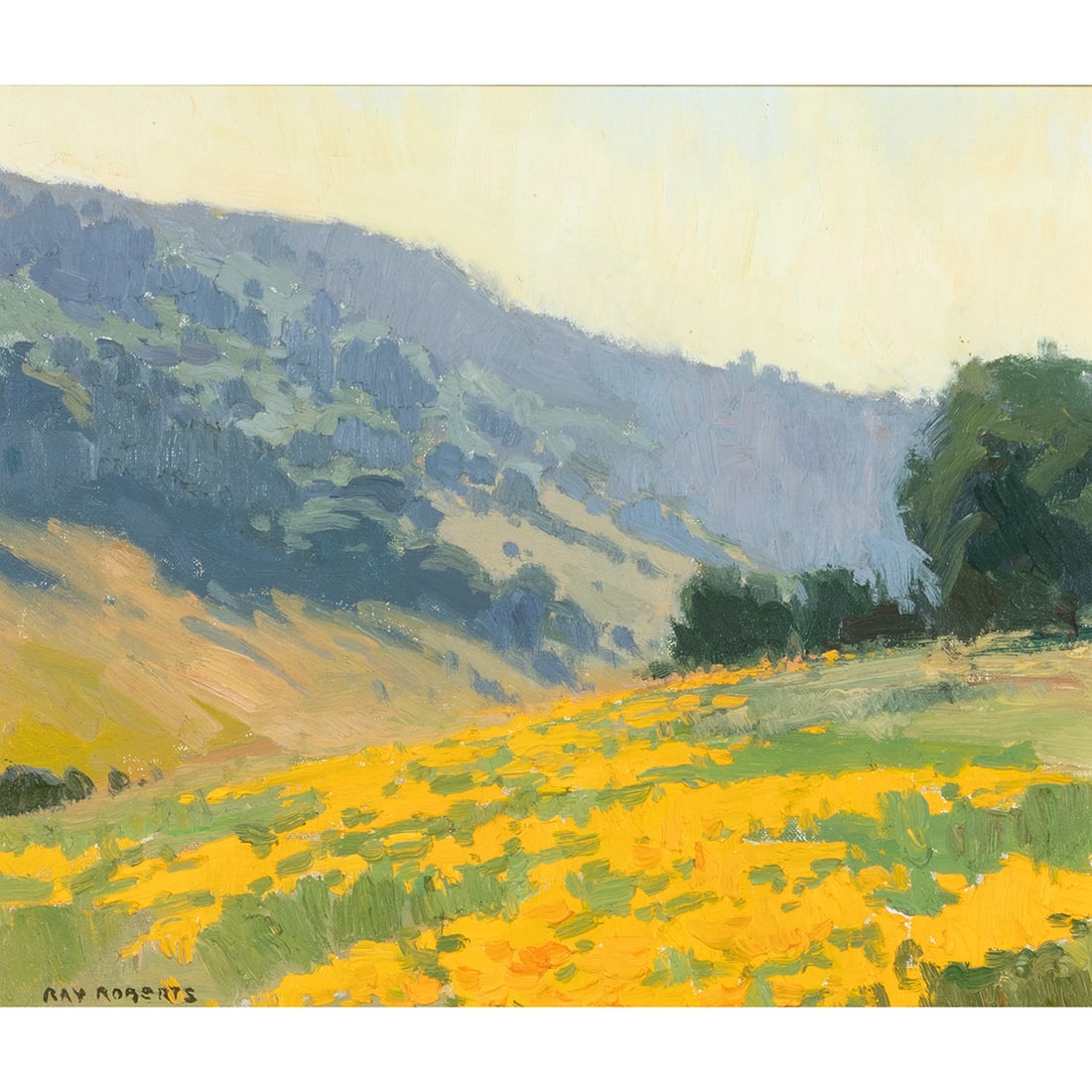 Ray Roberts, Valley Landscape, oil (1 of 5)