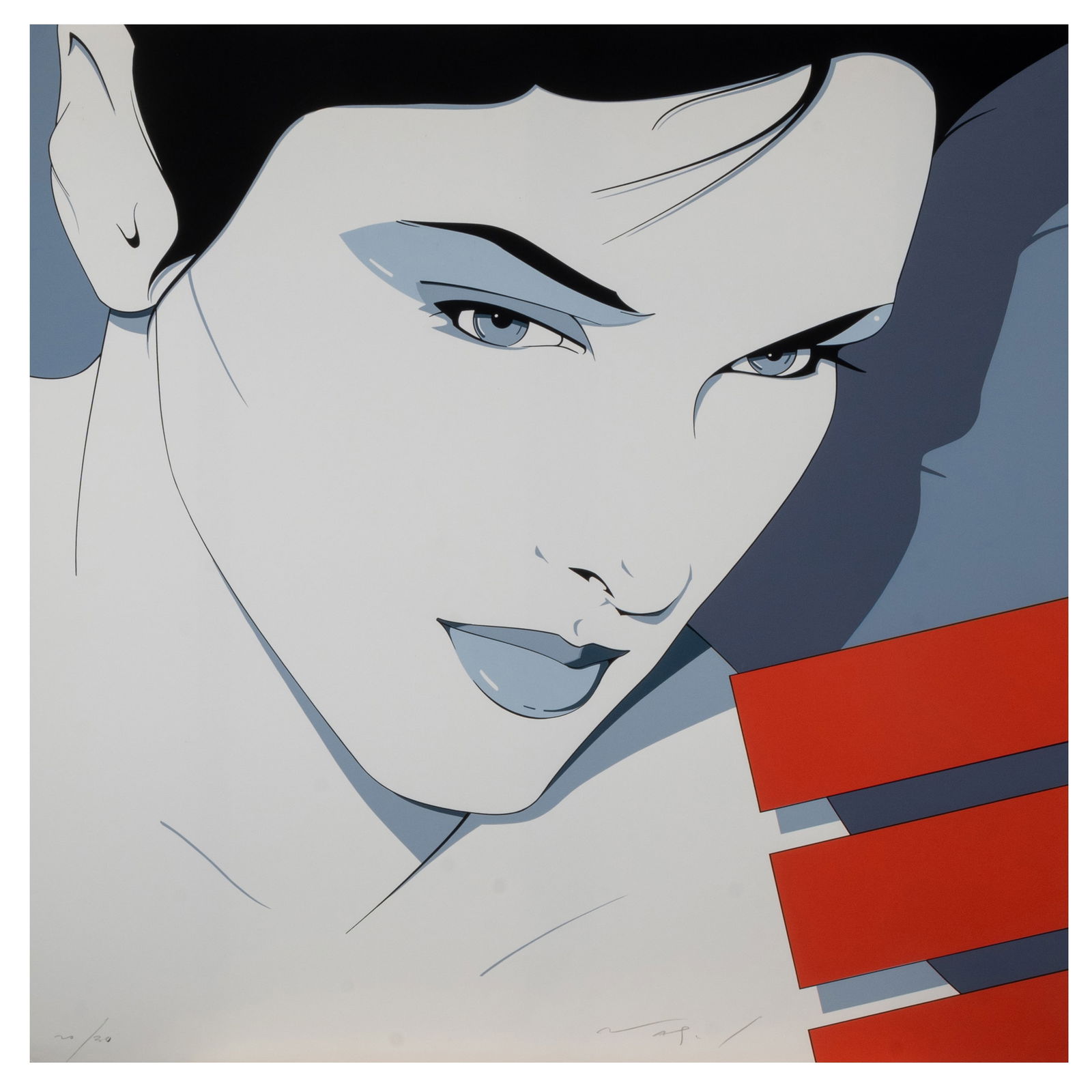 Patrick Nagel, Invitation, serigraph (1 of 3)