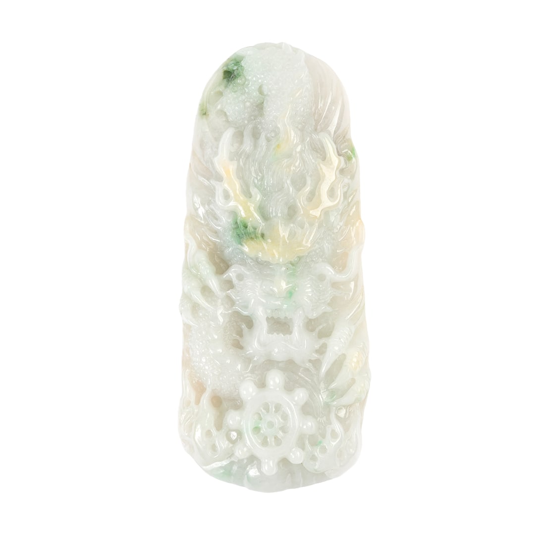 Carved Jadeite Jade Pendant. (1 of 3)