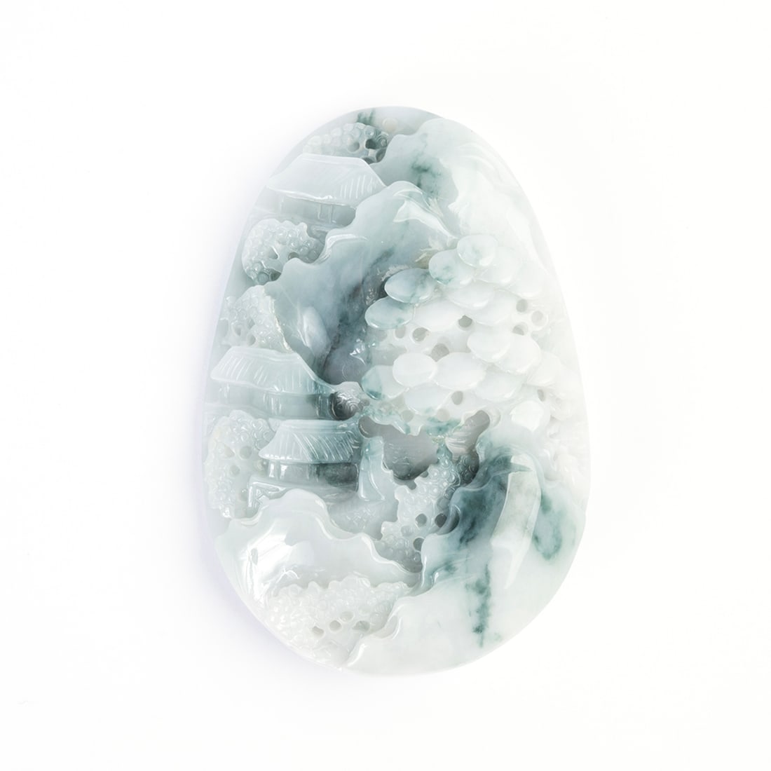 Carved Jadeite Jade Pendant. (1 of 3)