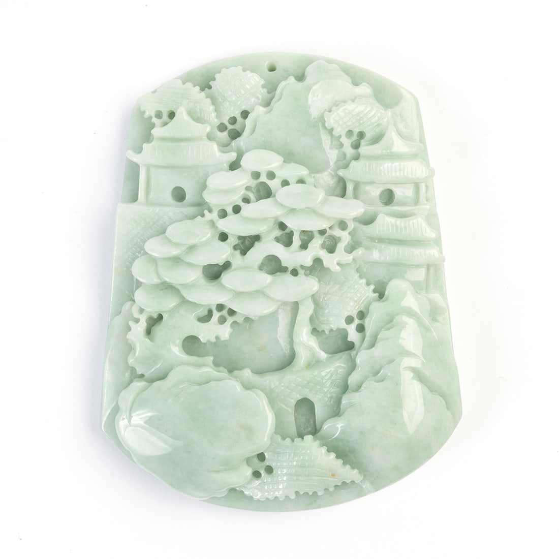Carved Jadeite Jade Pendant. (1 of 3)
