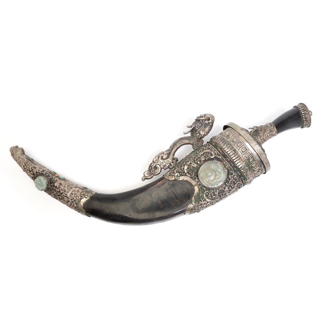 Large Mongolian Ceremonial Sword and Scabbard (1 of 4)