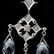 271: TOPAZ, AMETHYST, DIAMOND, 14K WHITE GOLD EARRINGS - 2
