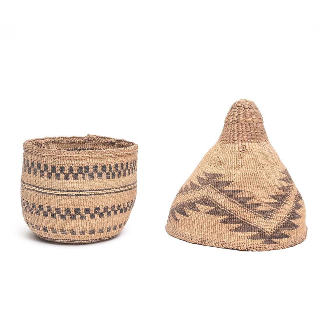 Two Native American Northern California Baskets (1 of 7)