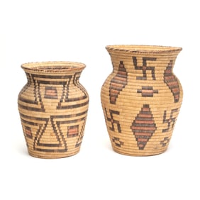 Two Papago Baskets