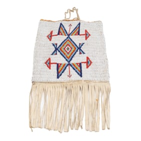 Native American Sioux Beaded Bag