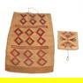 Two Native American Corn Husk Bags