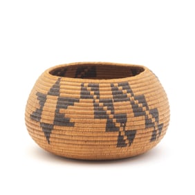 Washoe Coiled Basket