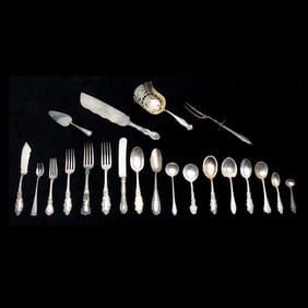 Collection Sterling Silver Flatware and Serving Pieces