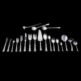 Gorham Buttercup Pattern Sterling Silver Flatware Set