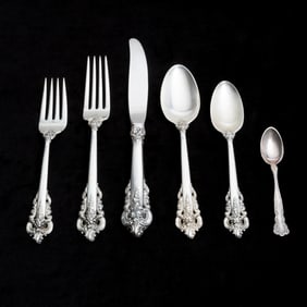 Wallace Grand Baroque Sterling Silver Flatware Set