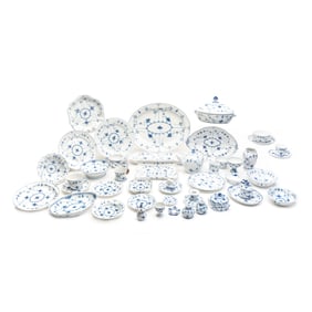 Royal Copenhagen Blue Fluted Composite Dinner Service