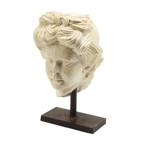 Marble Bust of Woman After the Antiques