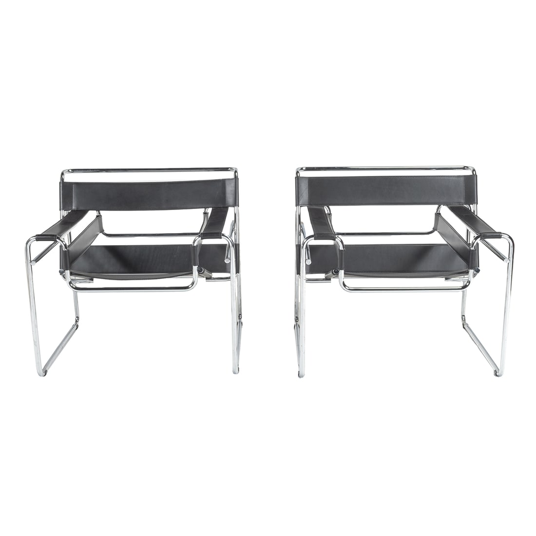 Pair of Marcel Breuer Wassily Style Armchairs (1 of 4)