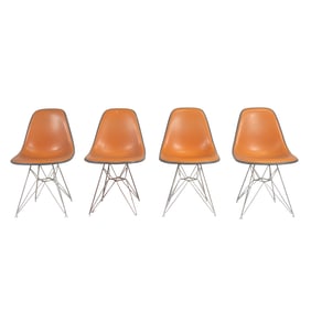 Four Eames for Herman Miller Eiffel Side Chairs