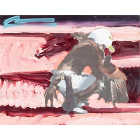 Mateo Romero, Tewa Eagle Dancer, mixed media