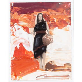 Mateo Romero, Corn Woman 1, mixed media