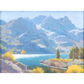 Frank Ordaz, Sardine Lake, oil