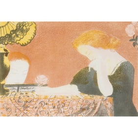 Maurice Denis, Nos Ames En Des Gestes Lents, lithograph