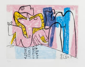 Le Corbusier, Unite, etching and aquatint