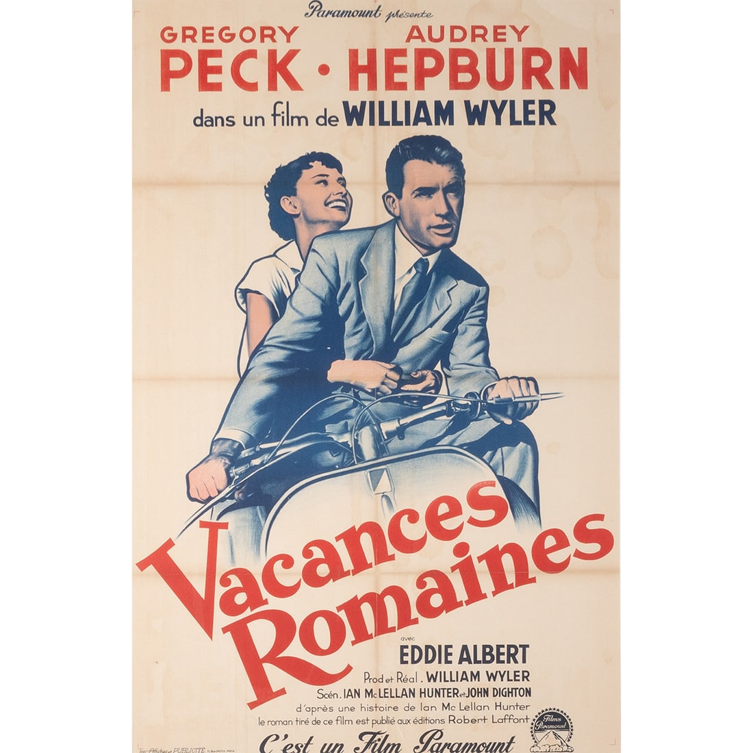 French Film Poster, Vacances Romaines (1 of 2)