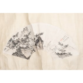 Attributed to Chen Shaomei: Chinese Fan Painting