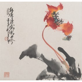 ZHAO SHAO'ANG: A Framed Chinese Painting