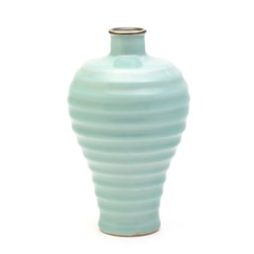 Chinese Inscribed Longquan Celadon Vase
