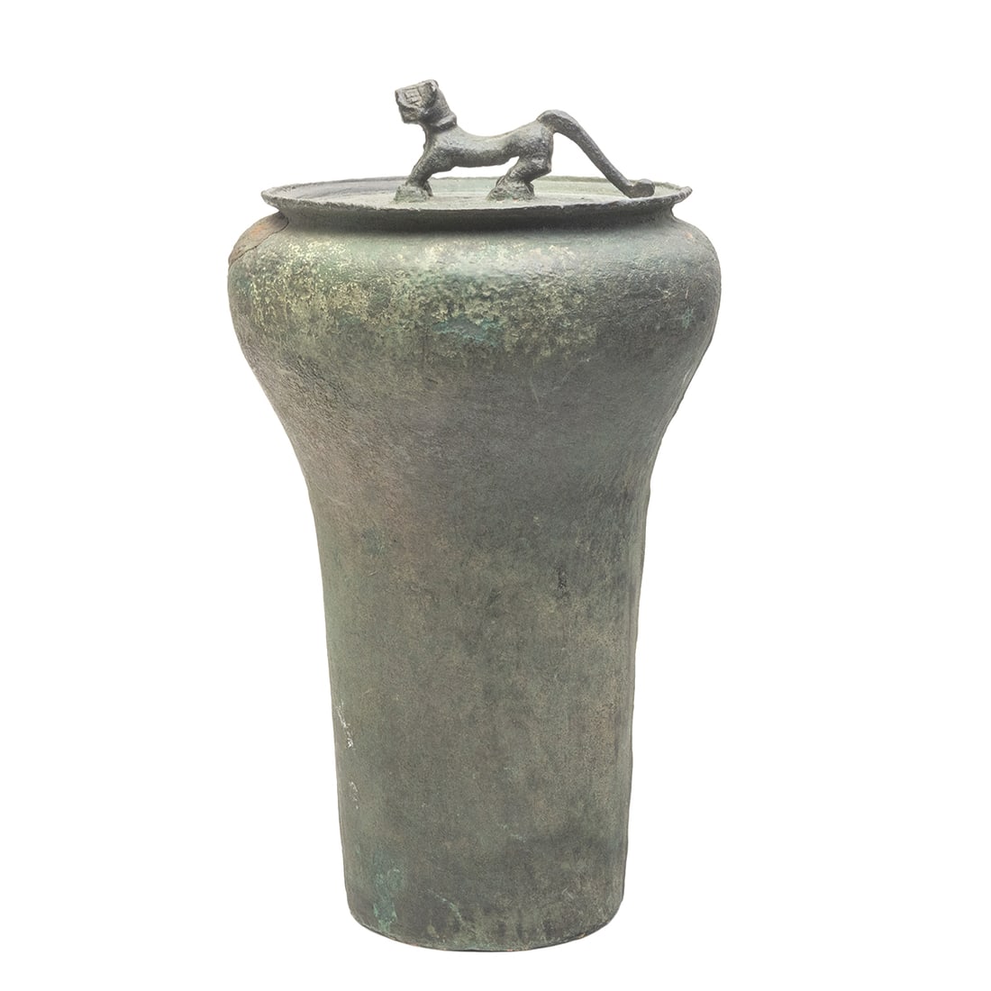 Chinese Archaic Ceremonial Bronze Drum (1 of 4)