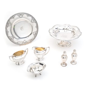 Collection of Sterling Silver Table Articles