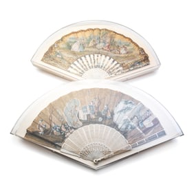 Two 18th Century Painted Fans