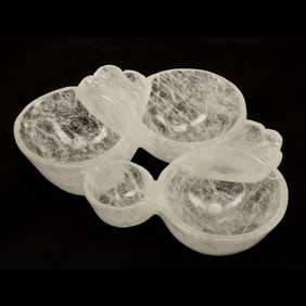 Rock Crystal Decorative Bowl.