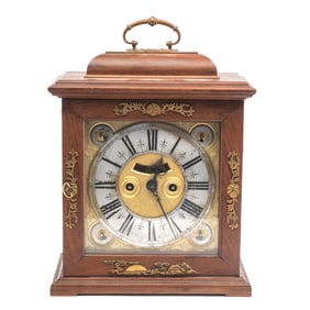19th Century English Double Fusee Bracket Clock